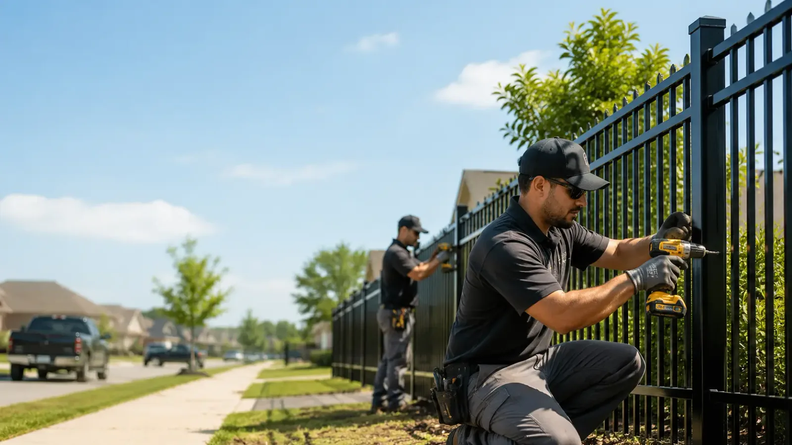 Metal Fence Installation in Clinton, MA